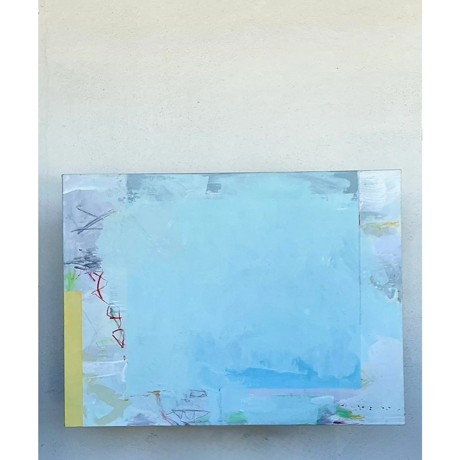 Vintage Original Abstract Oil on Canvas — additional photo 1