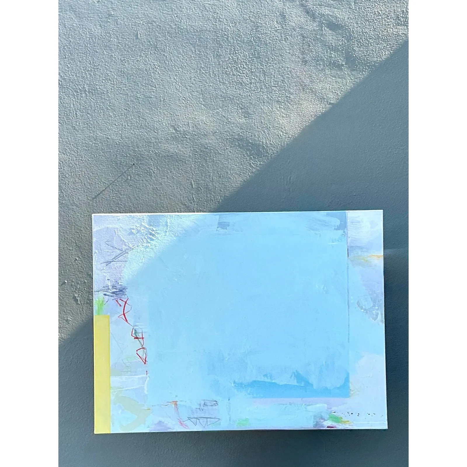 Vintage Original Abstract Oil on Canvas — additional photo 2