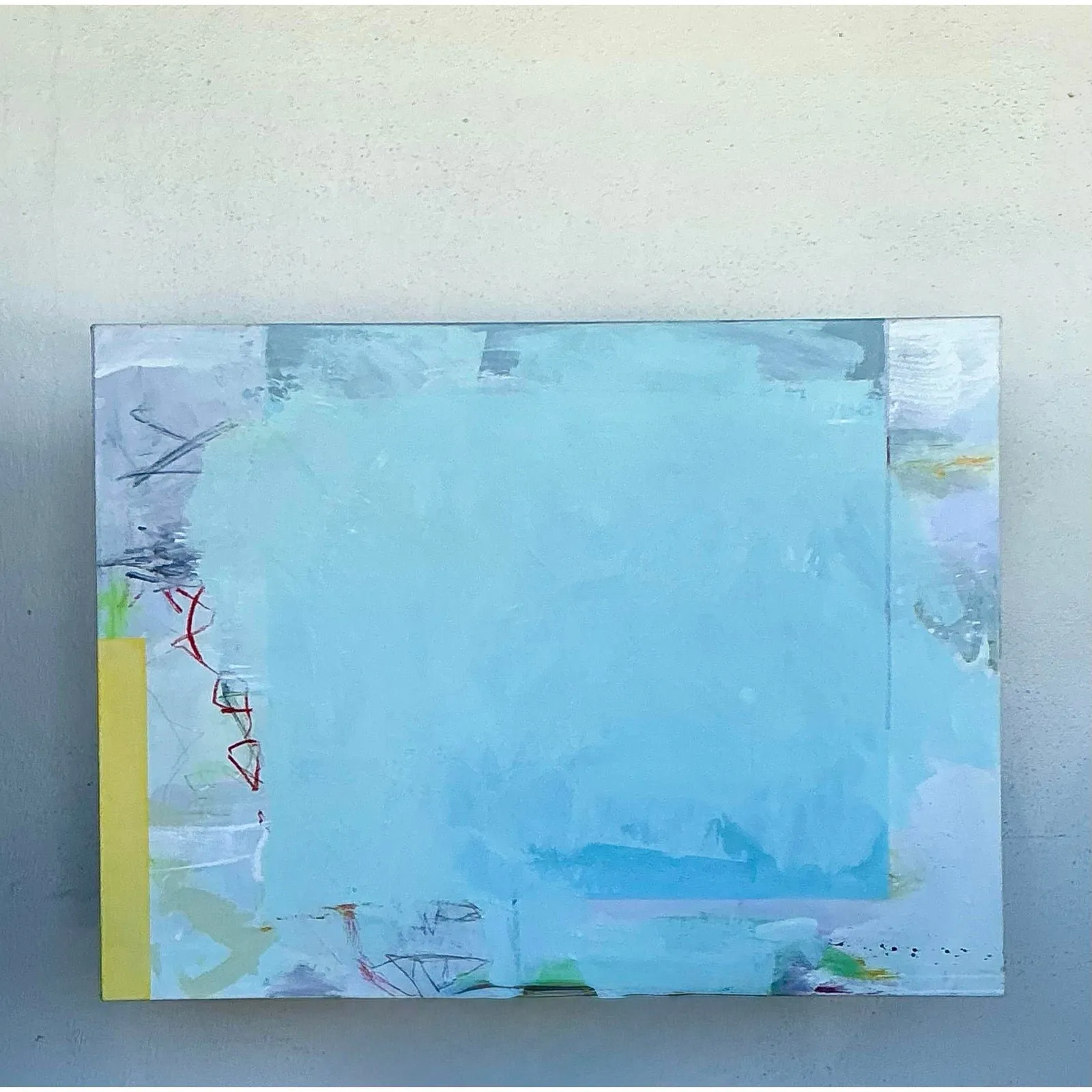 Vintage Original Abstract Oil on Canvas — additional photo 4