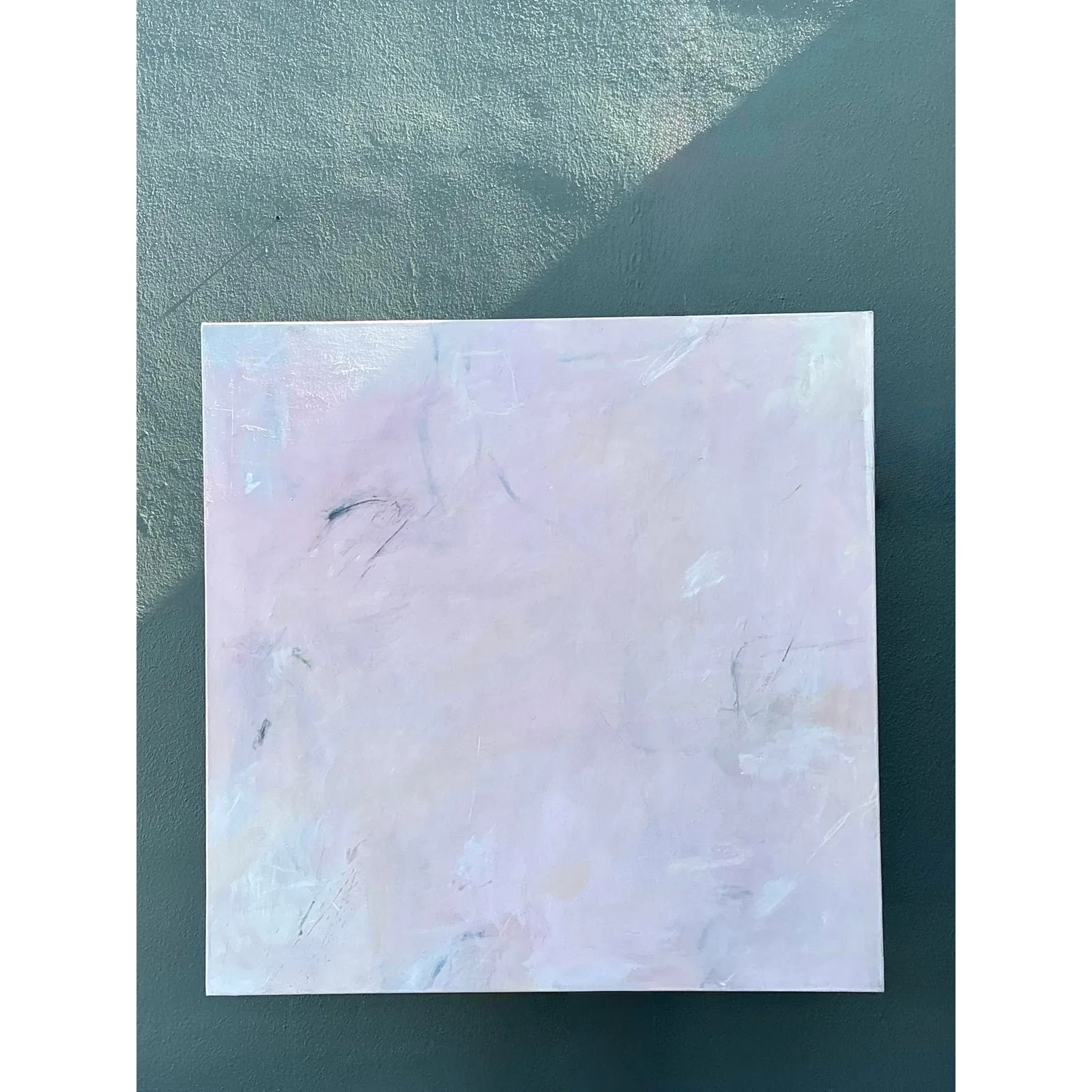 Vintage Original Abstract Oil on Canvas — additional photo 3