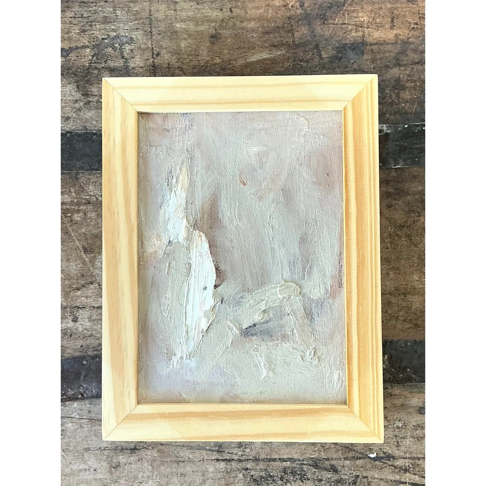 Vintage Original Abstract Oil on Board — additional photo 7
