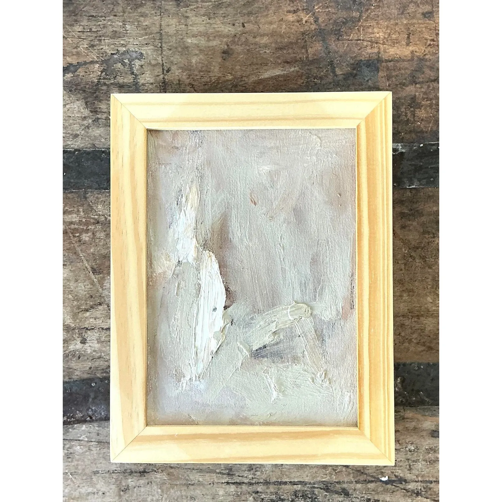 Vintage Original Abstract Oil on Board — additional photo 8