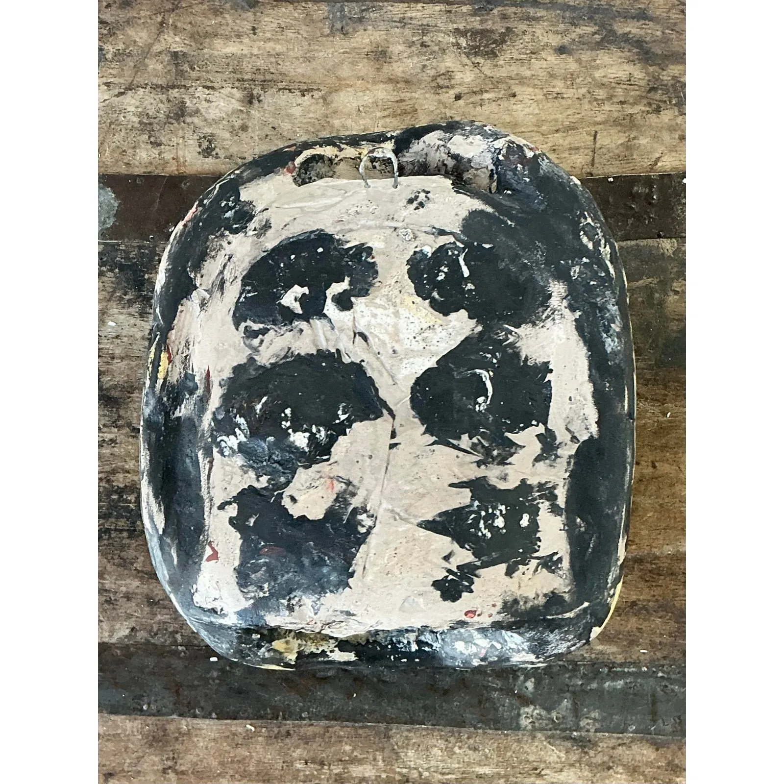 Vintage Italian Scagliola Pigmented Plaster Turtle Shell — additional photo 4