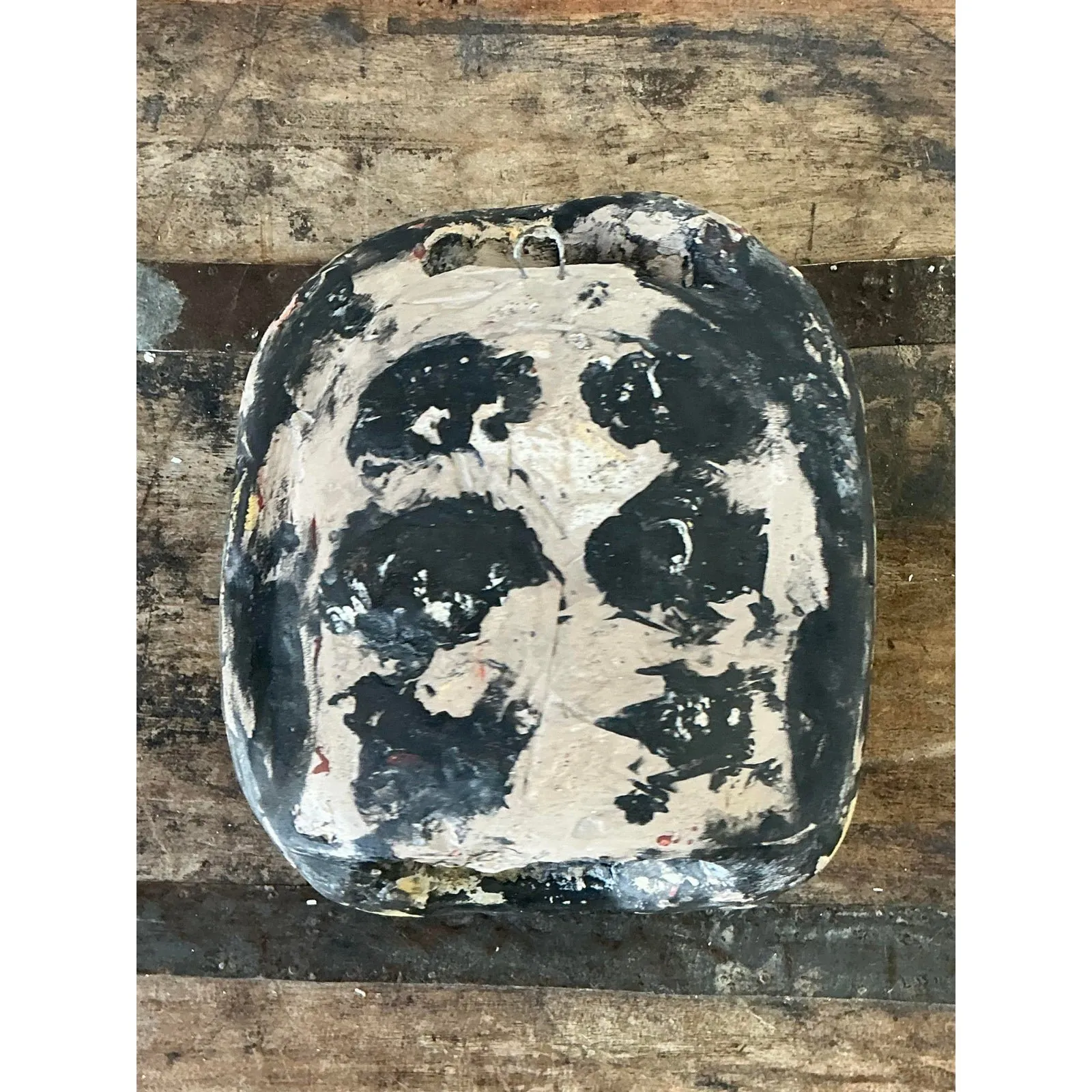 Vintage Italian Scagliola Pigmented Plaster Turtle Shell — additional photo 8