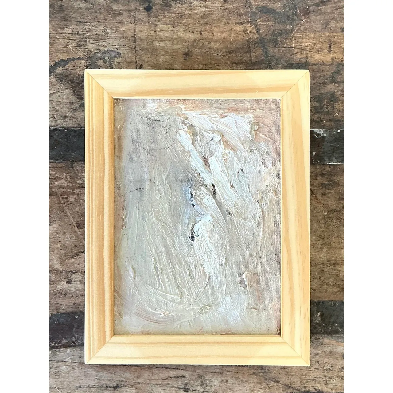 Vintage Original Oil Painting on Board