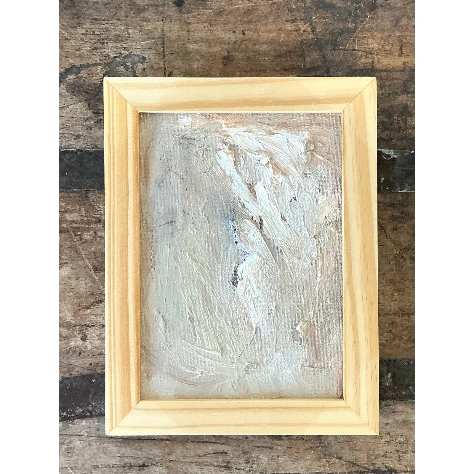 Vintage Original Oil Painting on Board — additional photo 2
