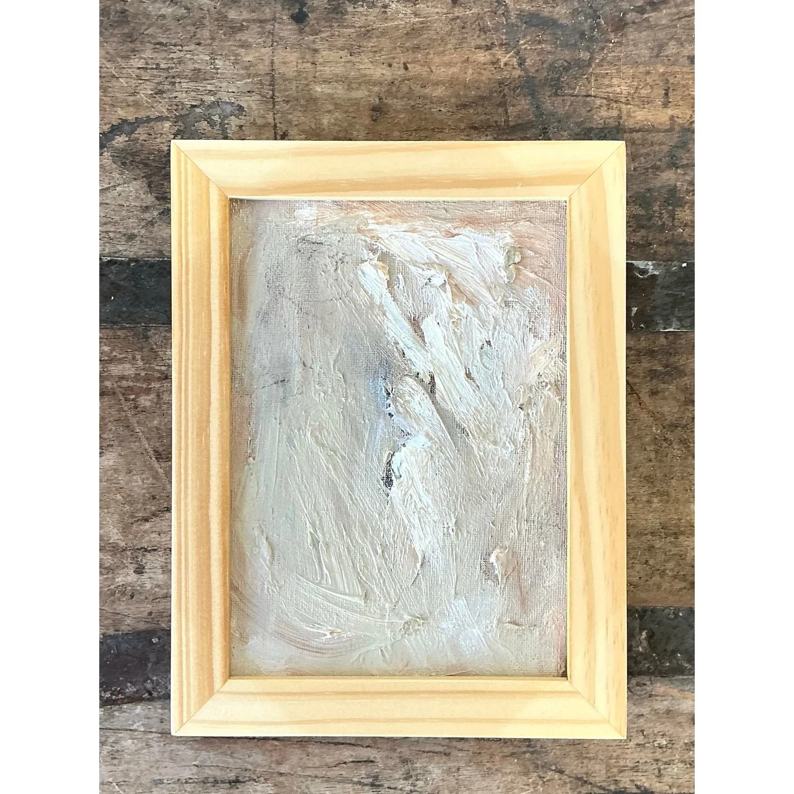 Vintage Original Oil Painting on Board — additional photo 3