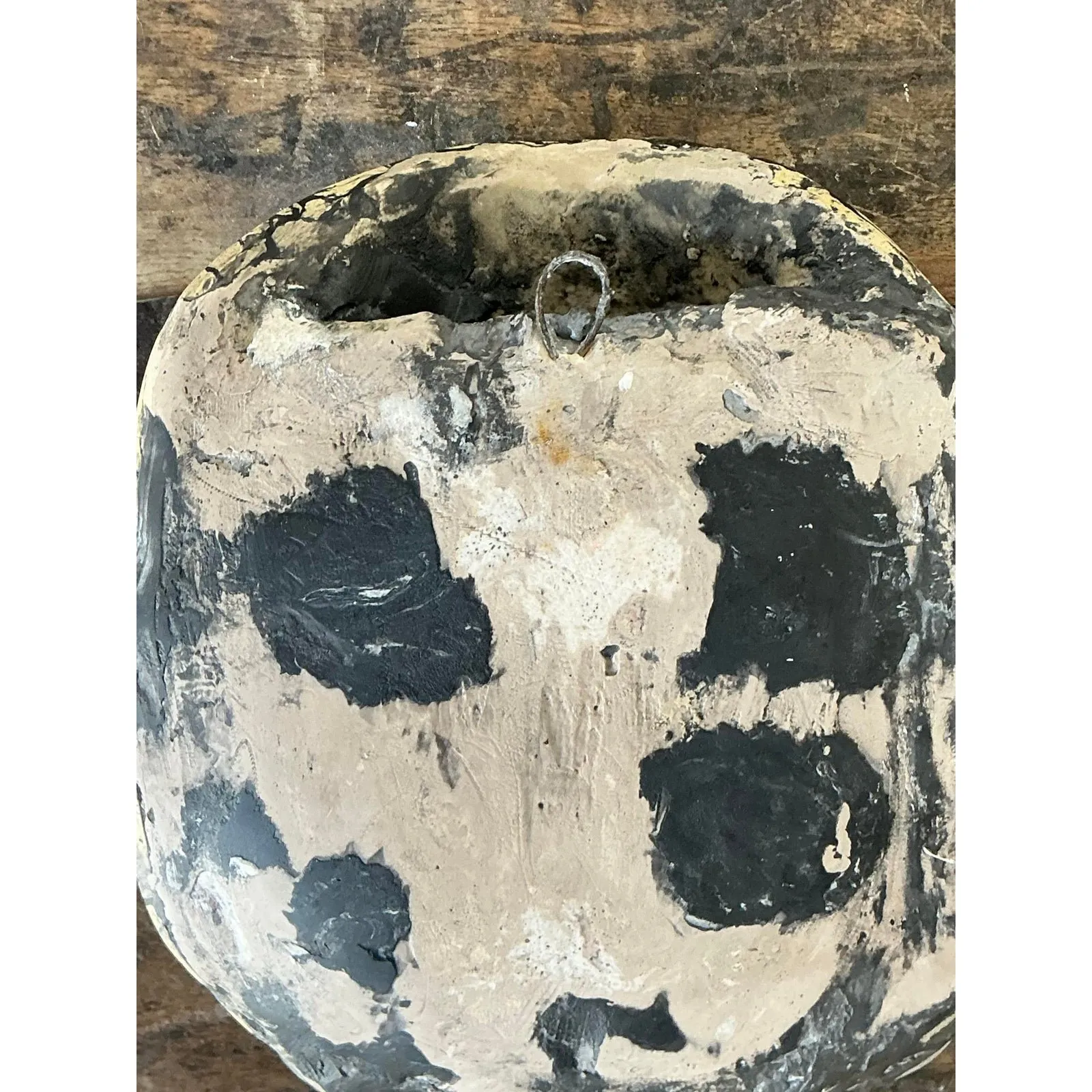 Vintage Italian Scagliola Pigmented Plaster Turtle Shell - Synthetic, 6W x 7.75H — additional photo 7