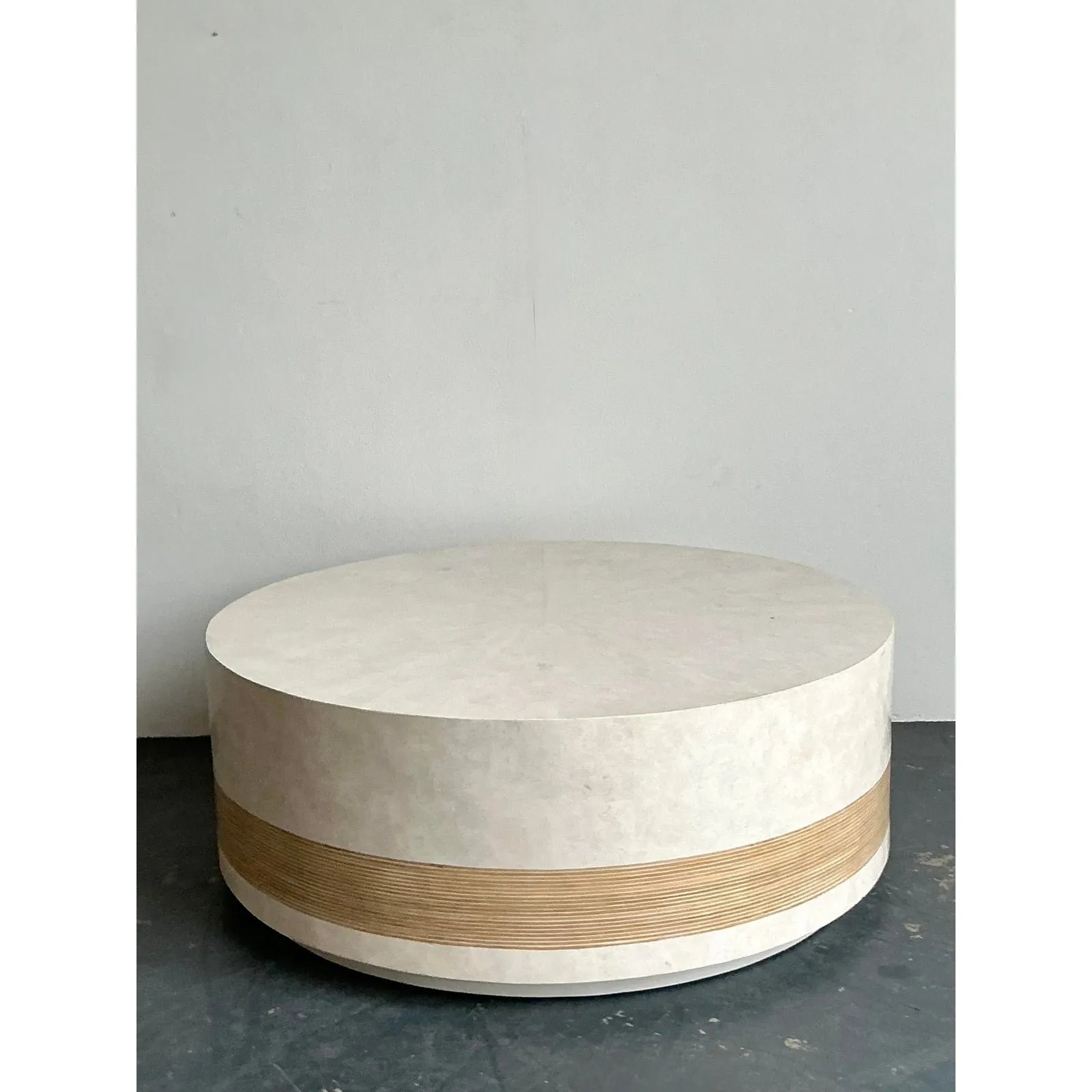 Vintage Boho Vangaurd “Alba” Tessellated Stone Coffee Table — additional photo 4