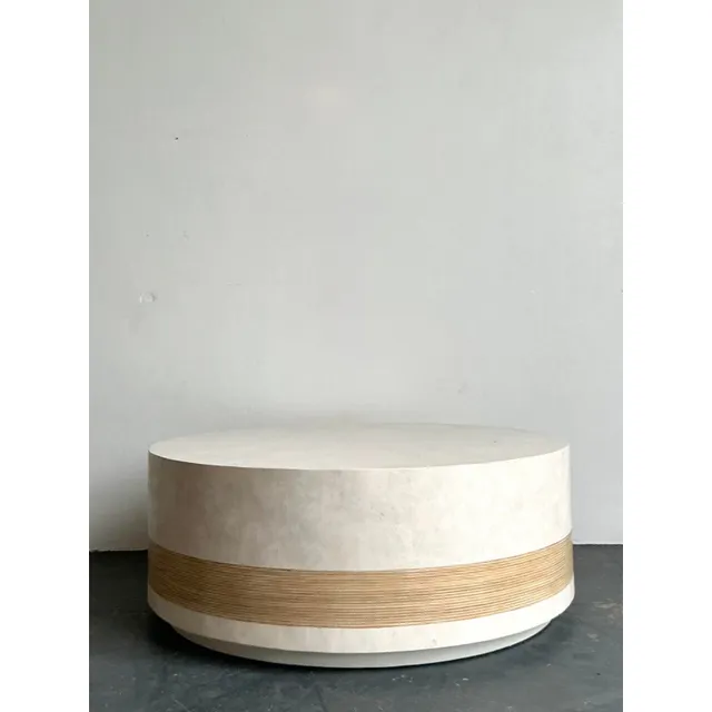 Vintage Boho Vangaurd “Alba” Tessellated Stone Coffee Table — additional photo 6