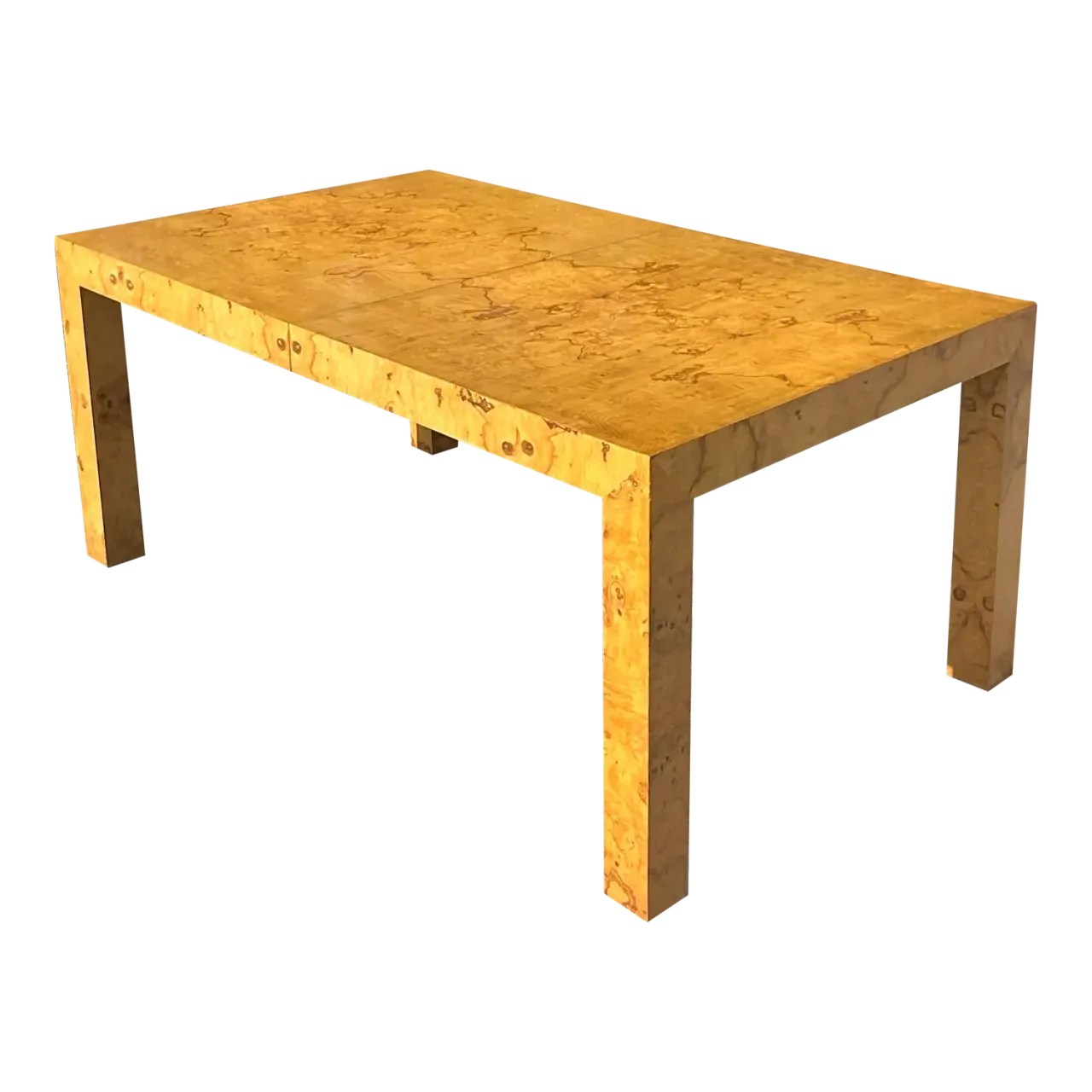 1970s Vintage Boho Tagged Milo Baughman for Thayer Coggin Dining Table