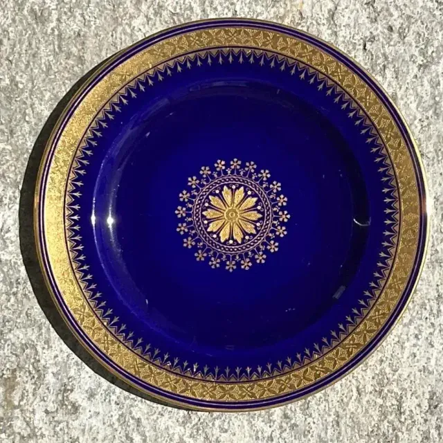 19th Century Minton Cobalt Dessert Plates - Set of 8 — additional photo 4