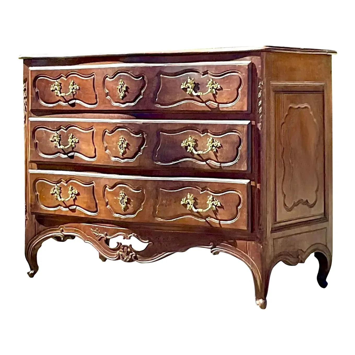 Antique Regency 19th Century Carved French Chest of Drawers — additional photo 1