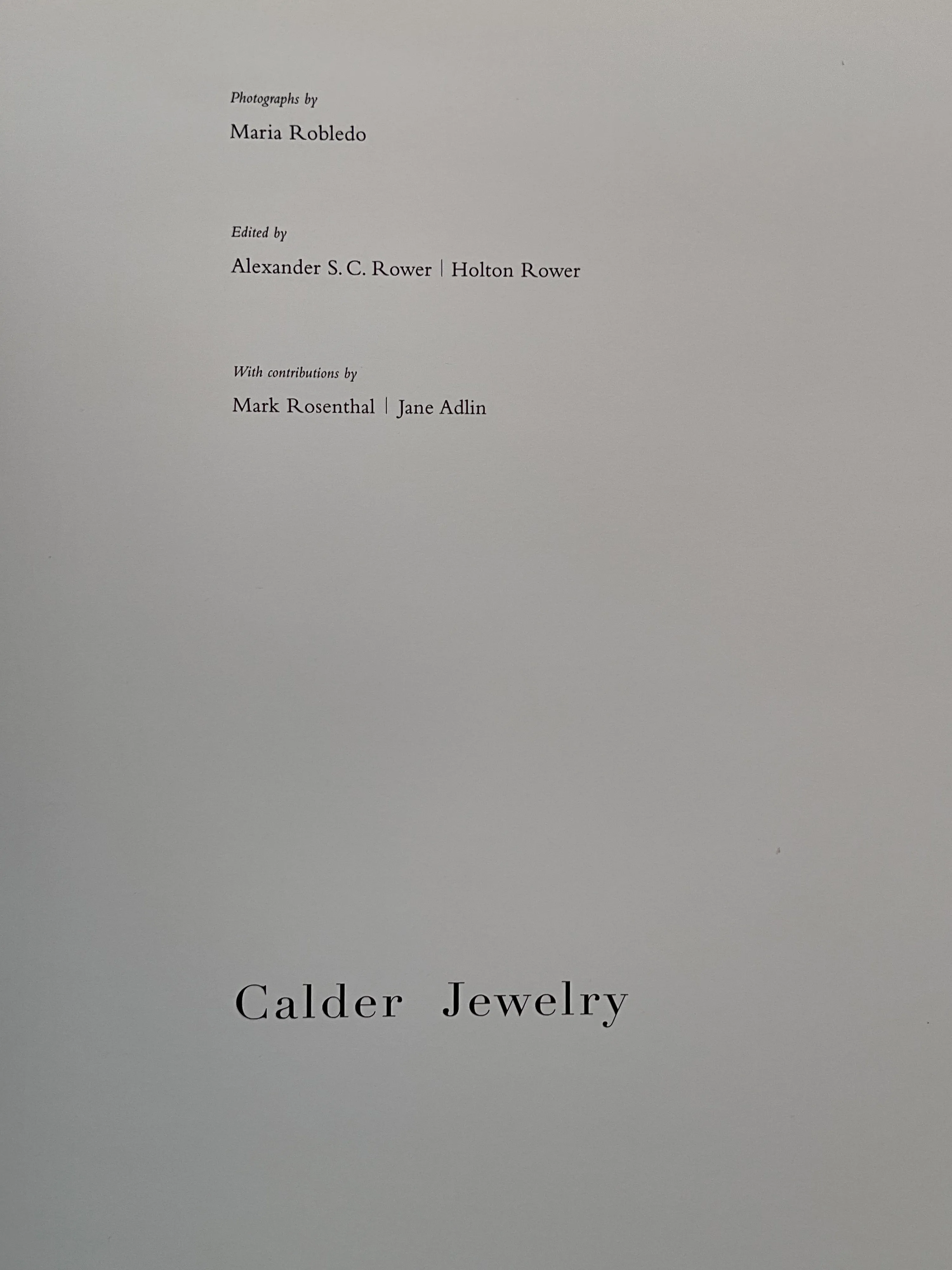 Calder Jewelry Book — additional photo 7