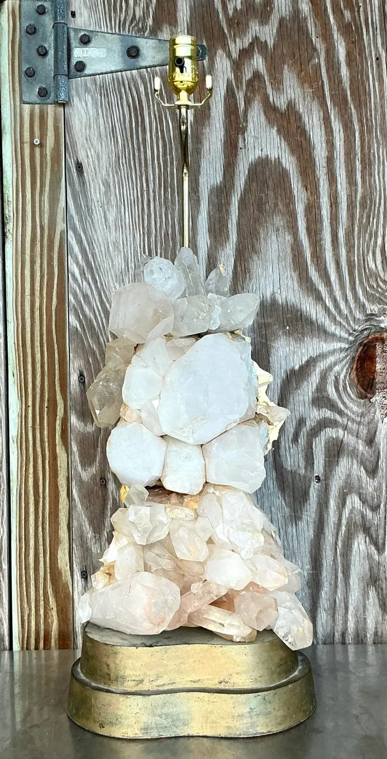Vintage Boho Carole Stupell Crystals Lamp — additional photo 2