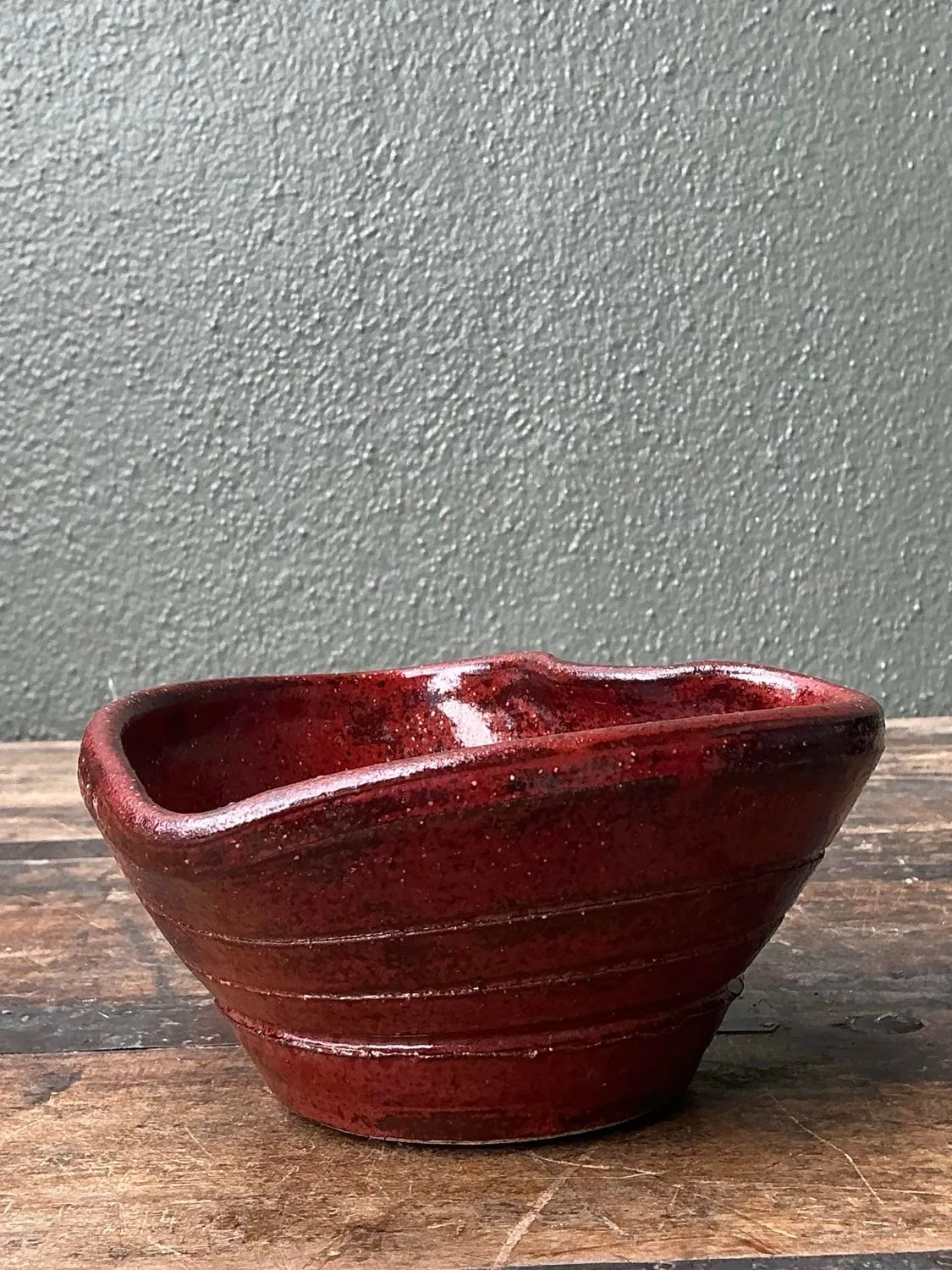 Vintage Original Studio Pottery Heart Bowl