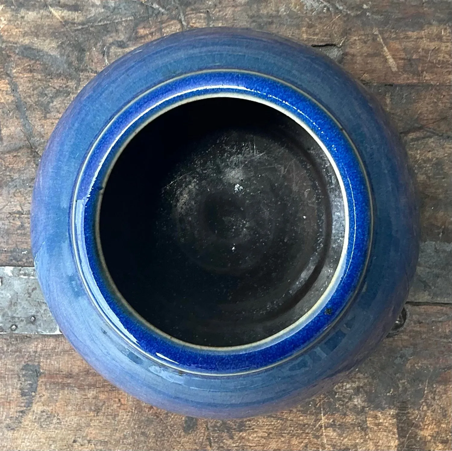 Vintage Original Glazed Studio Pottery Bowl — additional photo 2