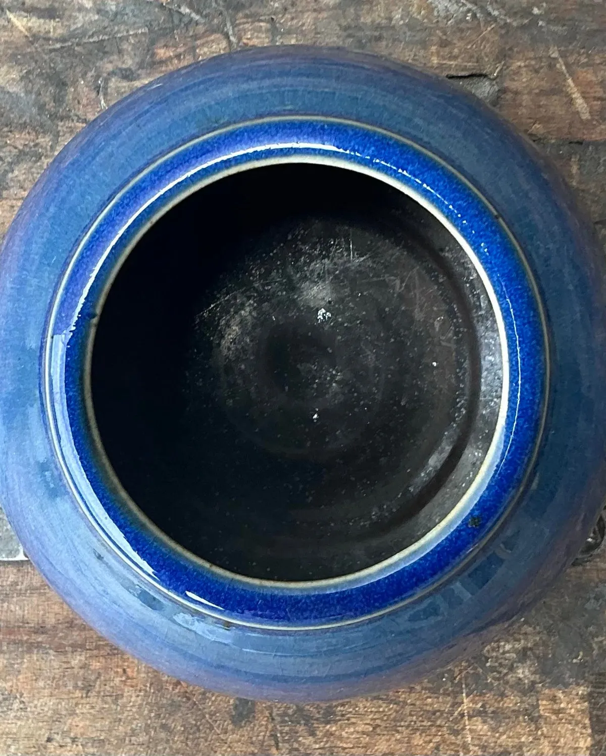 Vintage Original Glazed Studio Pottery Bowl — additional photo 1
