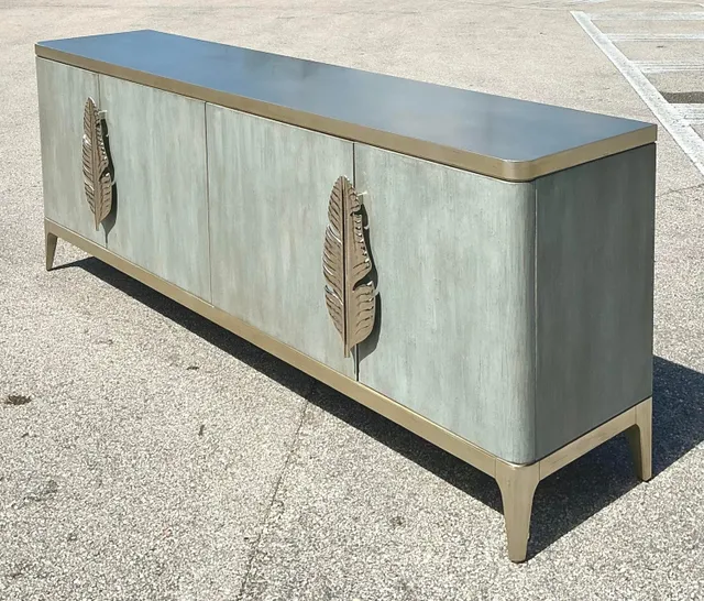 Vintage Caracole Leaf Credenza — additional photo 7