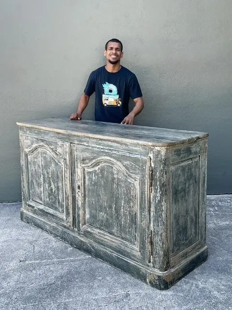 Vintage 19th Century Patinated French Sideboard — additional photo 6