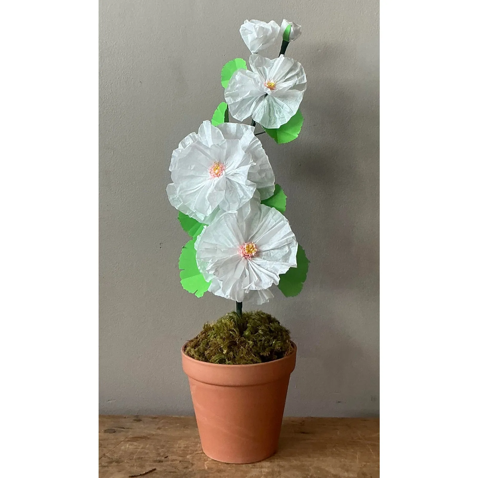 Contemporary Hand Rolled Paper Flowers - Paper, 6.5W x 20.5H