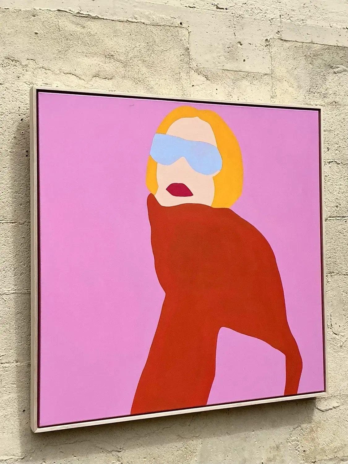 Contemporary Op Art Acrylic Figurative on Canvas — additional photo 1