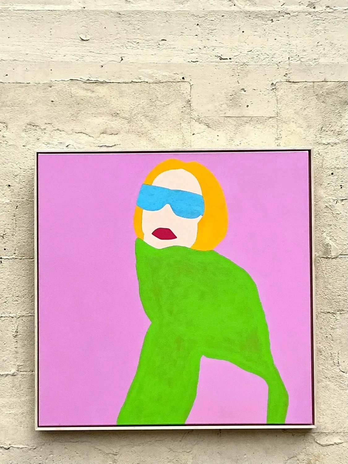 Contemporary Original Op Art Acrylic on Canvas — additional photo 3