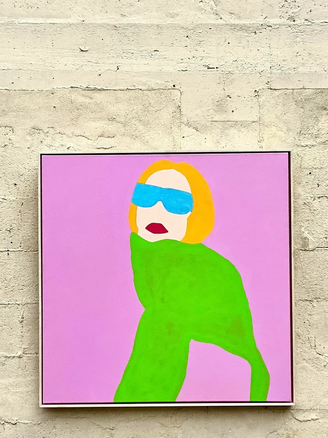 Contemporary Original Op Art Acrylic on Canvas — additional photo 3