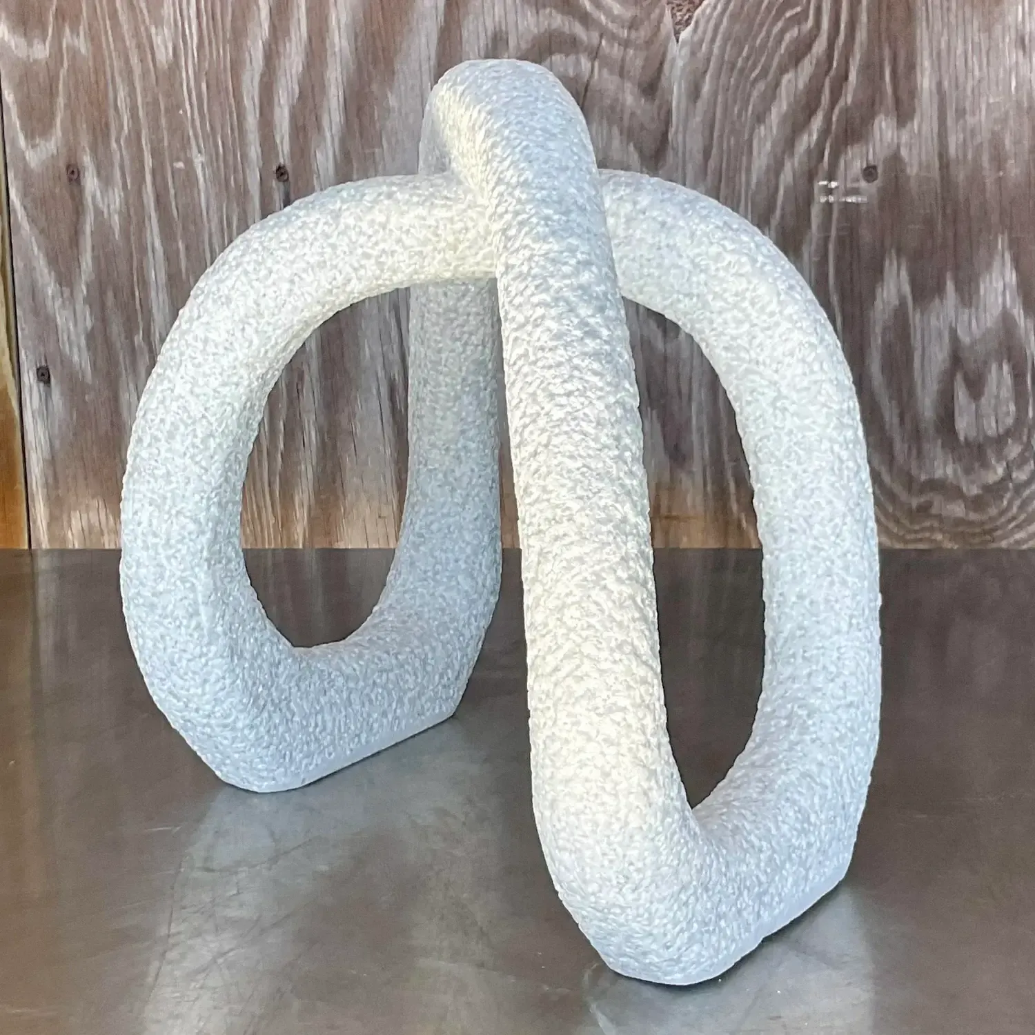 Contemporary Studio A Abstract Chiseled Stone Sculpture — additional photo 3