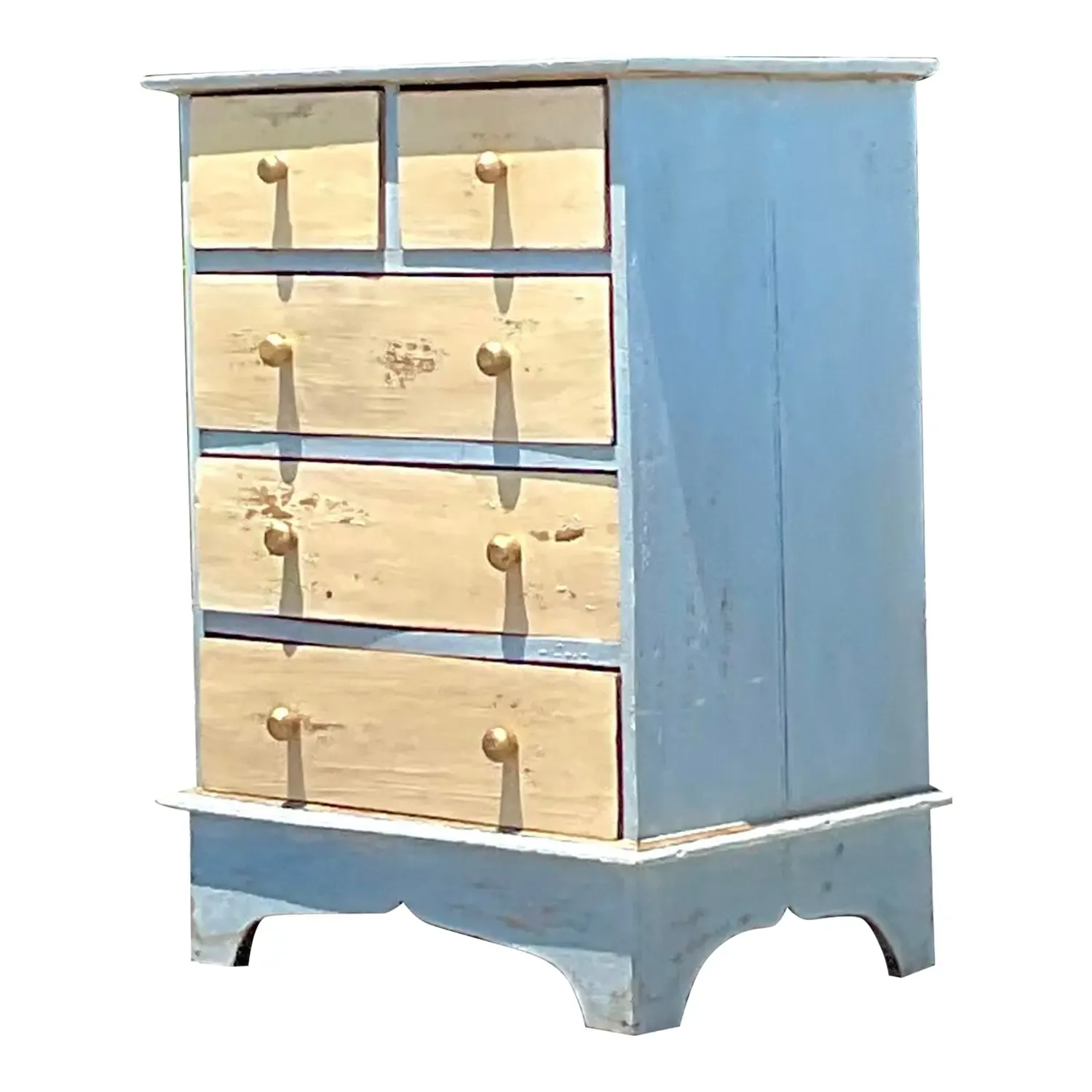 Early 20th Century Primitive Petite Chest of Drawers — additional photo 1