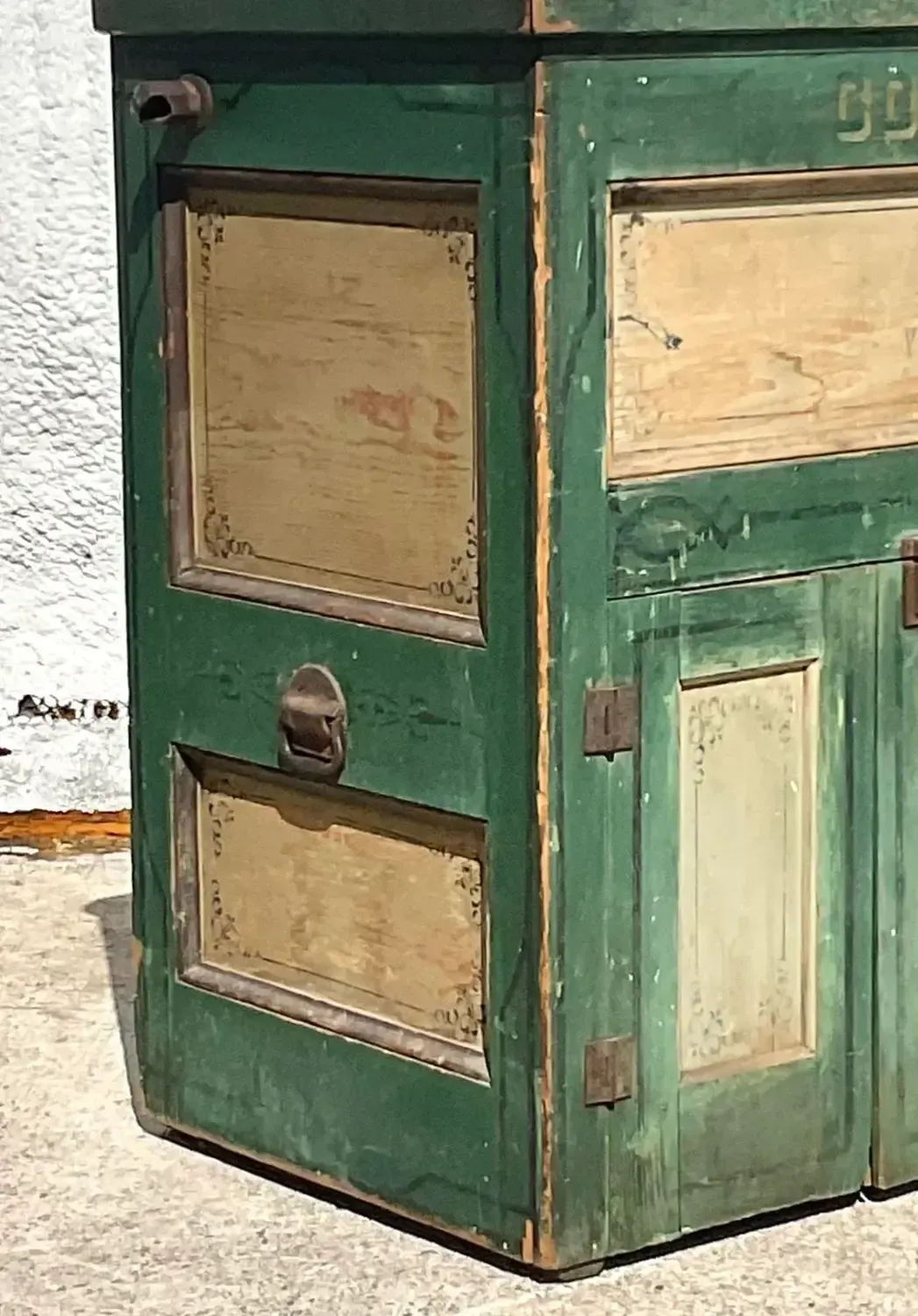 Early 20th Century Rustic a.h. Reid Creamery Cabinet — additional photo 7