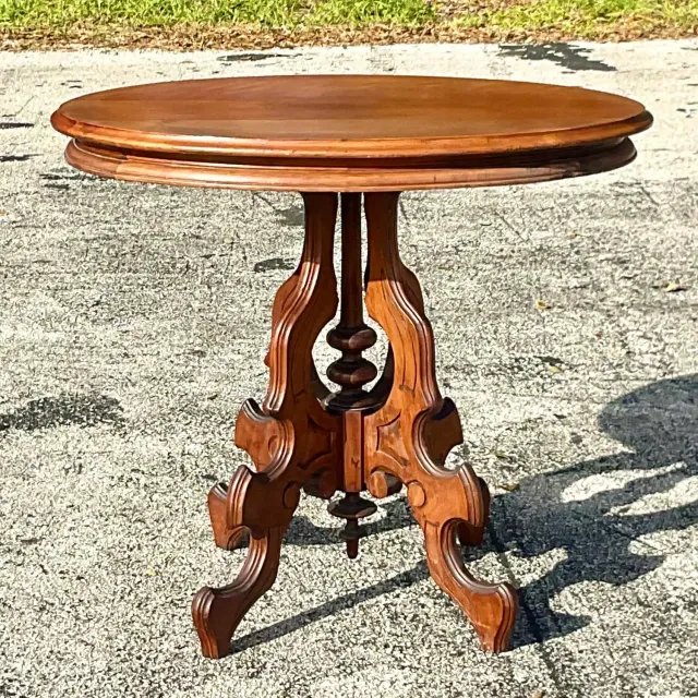 Early 20th Century Vintage East Lake Side Table — additional photo 5