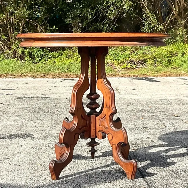 Early 20th Century Vintage East Lake Side Table — additional photo 6