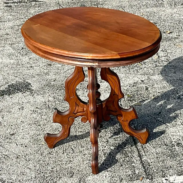 Early 20th Century Vintage East Lake Side Table — additional photo 8