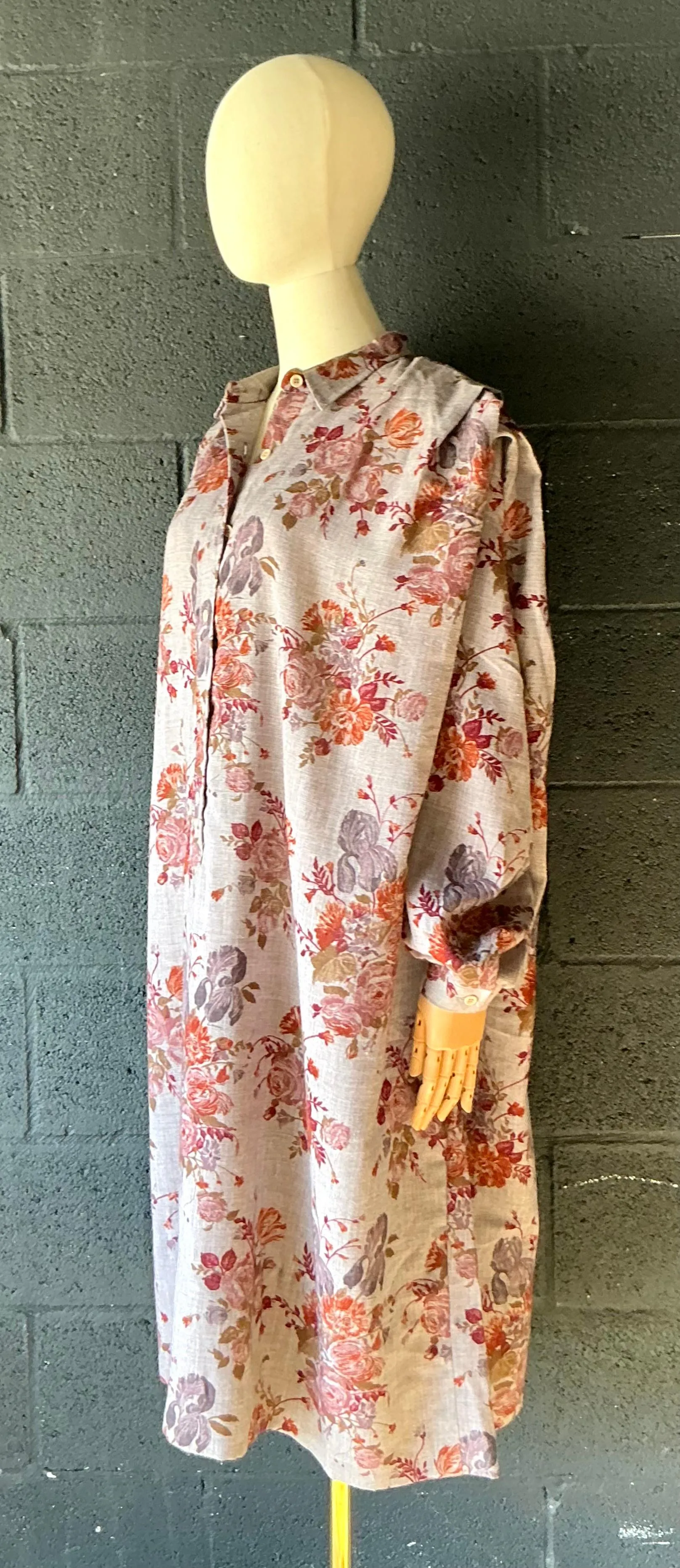 Vintage Lanvin Paris Floral Tunic Dress — additional photo 4