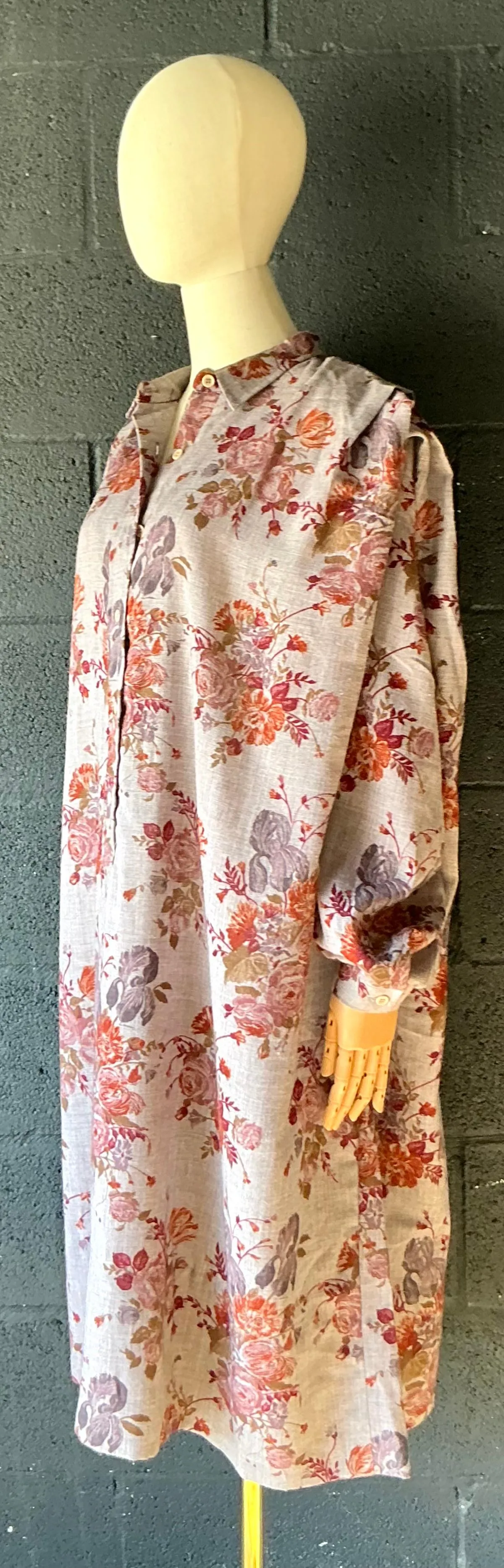 Vintage Lanvin Paris Floral Tunic Dress — additional photo 3