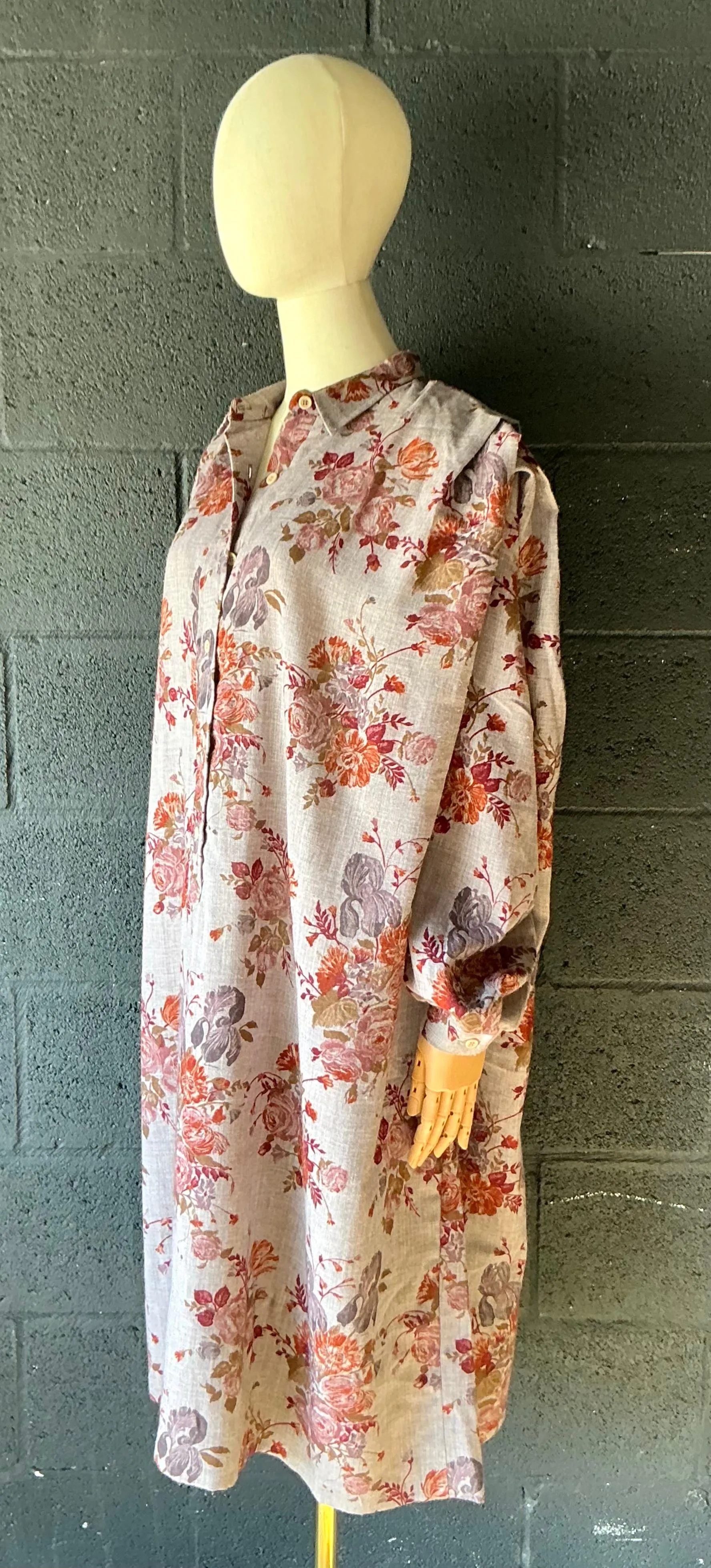 Vintage Lanvin Paris Floral Tunic Dress — additional photo 5
