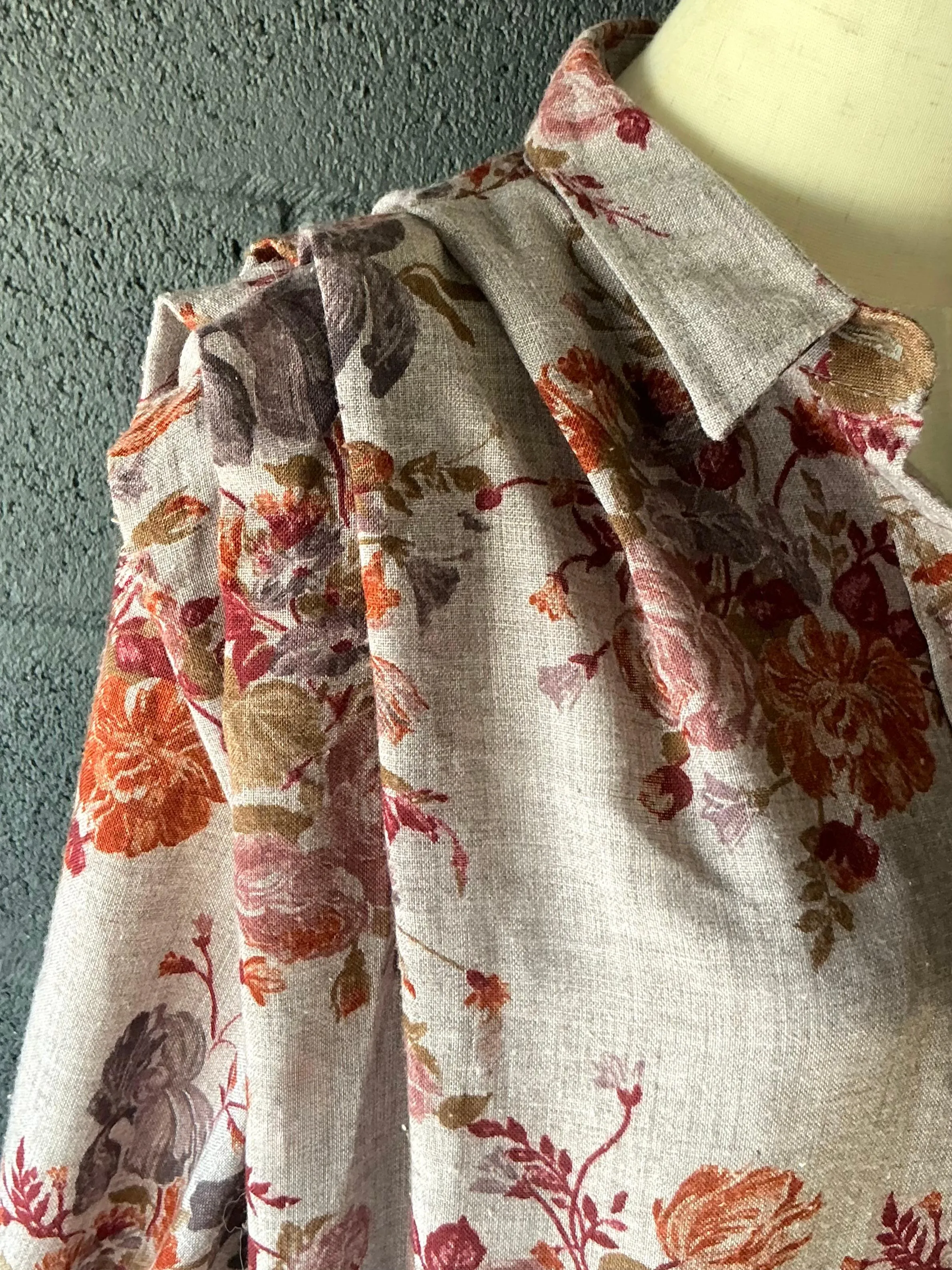 Vintage Lanvin Paris Floral Tunic Dress — additional photo 6
