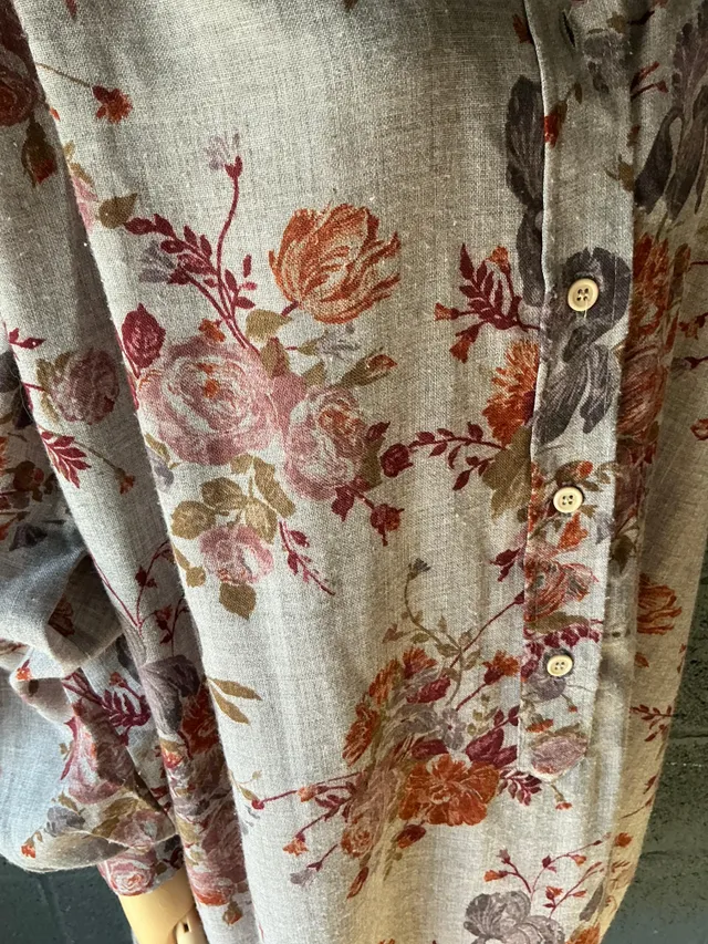 Vintage Lanvin Paris Floral Tunic Dress — additional photo 7