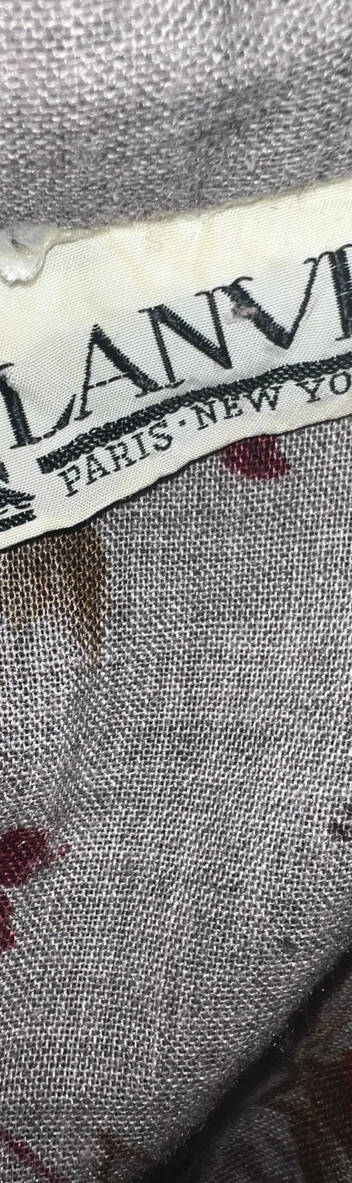 Vintage Lanvin Paris Floral Tunic Dress — additional photo 7