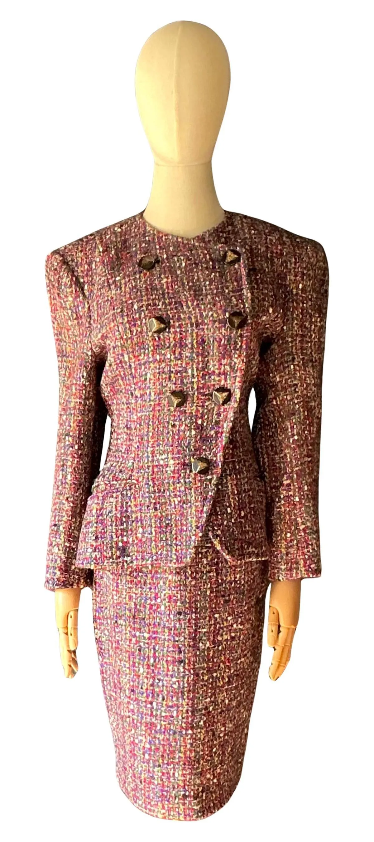 Vintage Guy Laroche Two Piece Blazer & Skirt Suit