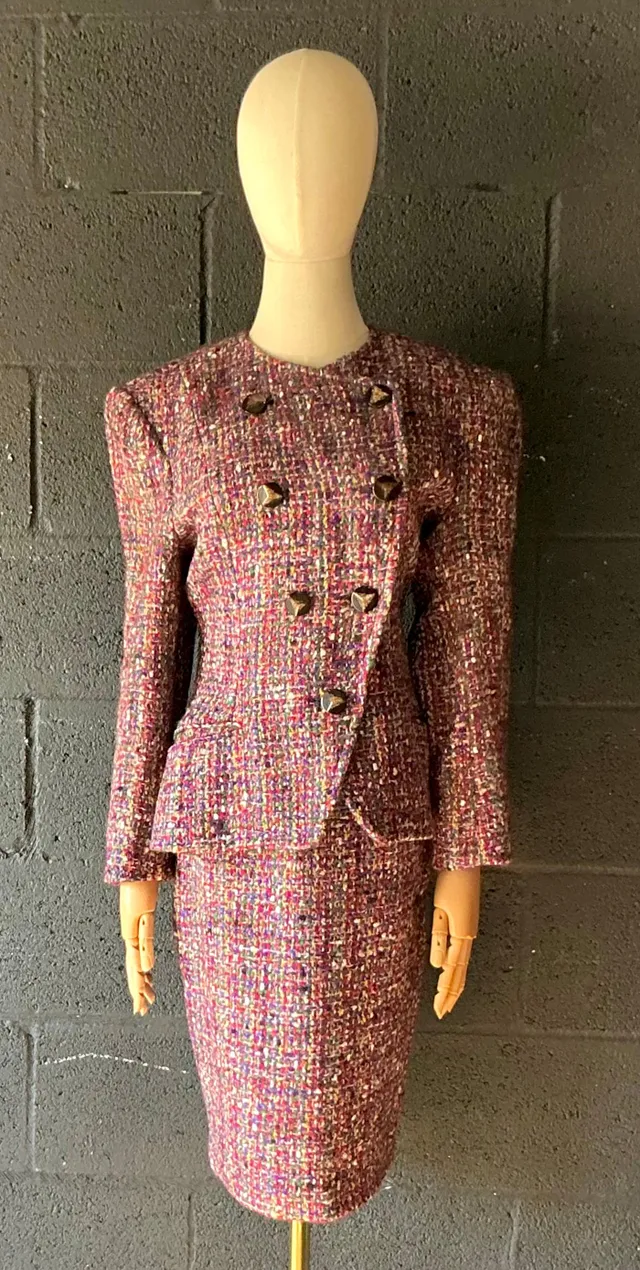Vintage Guy Laroche Two Piece Blazer & Skirt Suit — additional photo 1