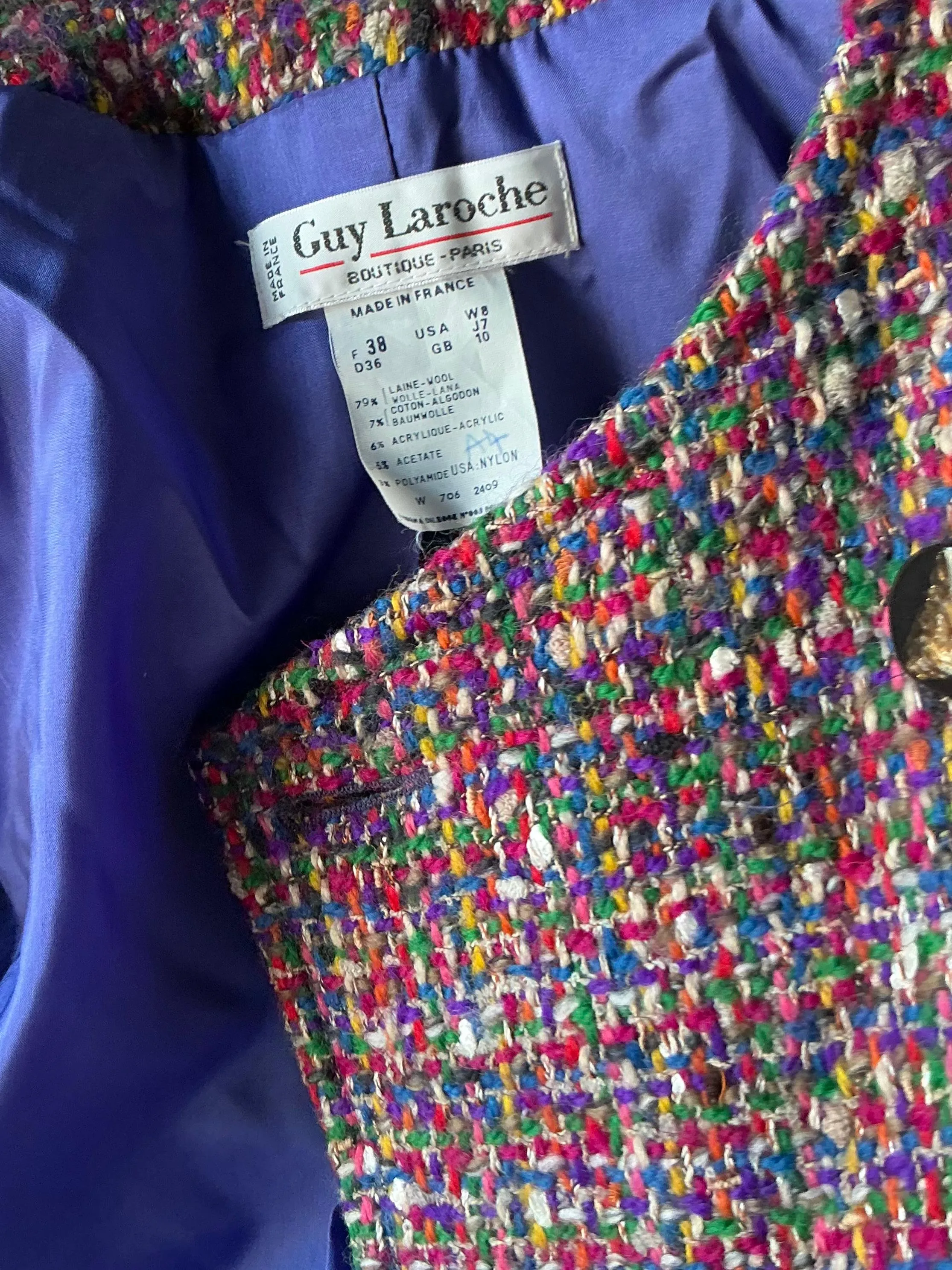 Vintage Guy Laroche Two Piece Blazer & Skirt Suit — additional photo 7