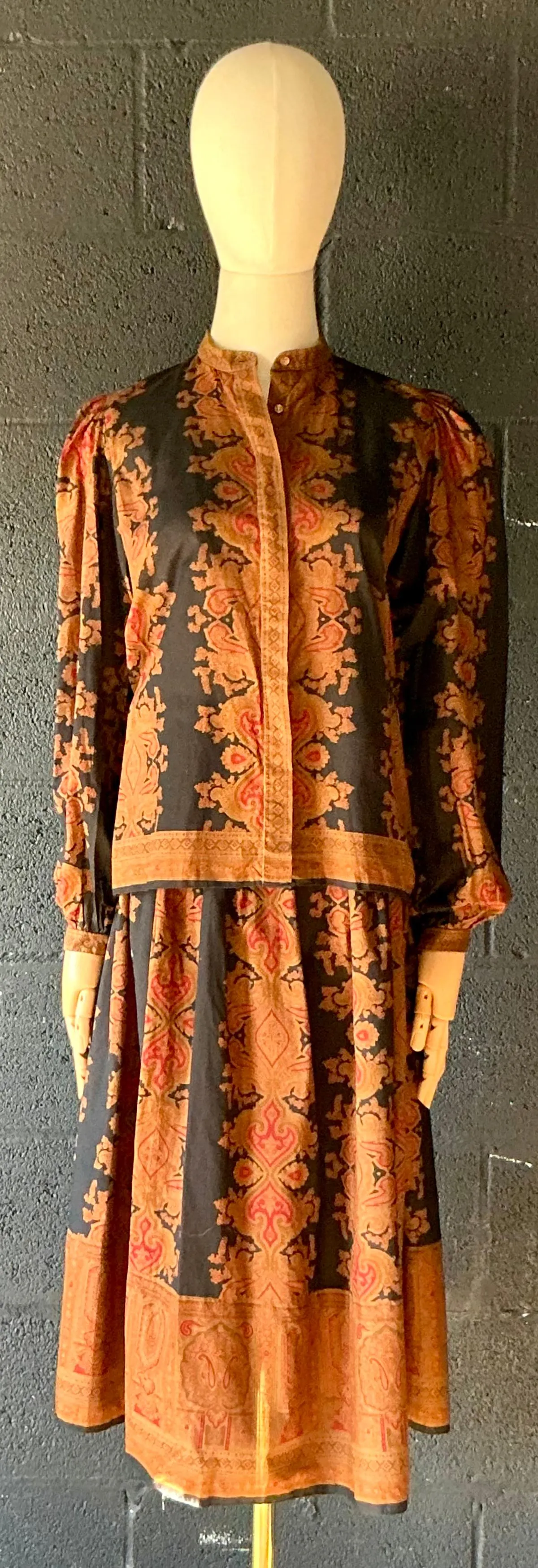 Vintage Gloria Sachs Blouse & Skirt Set — additional photo 1