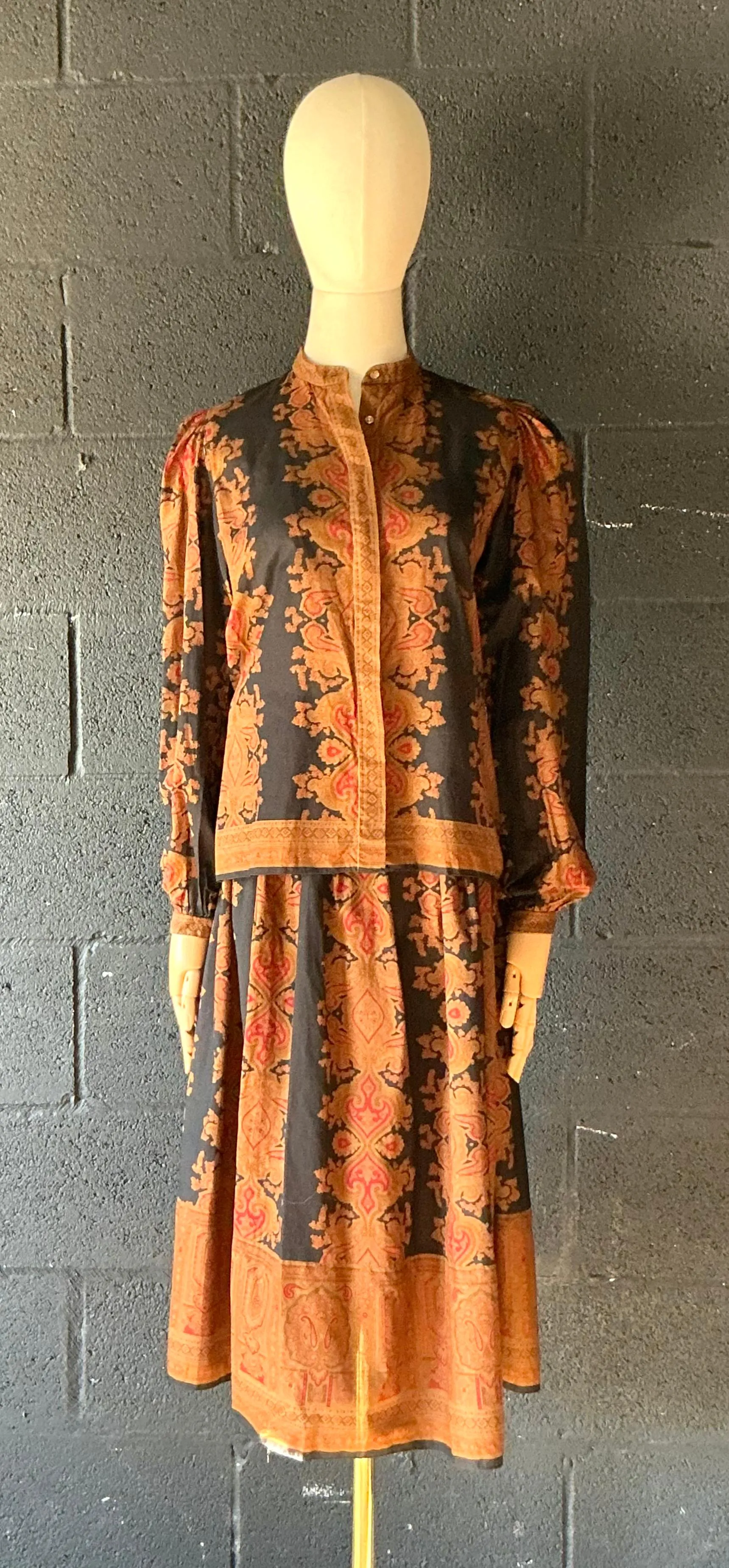 Vintage Gloria Sachs Blouse & Skirt Set — additional photo 3