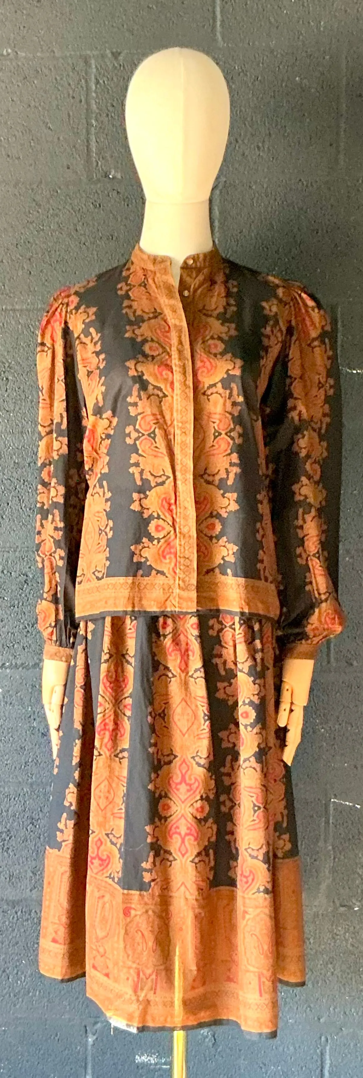 Vintage Gloria Sachs Blouse & Skirt Set — additional photo 3