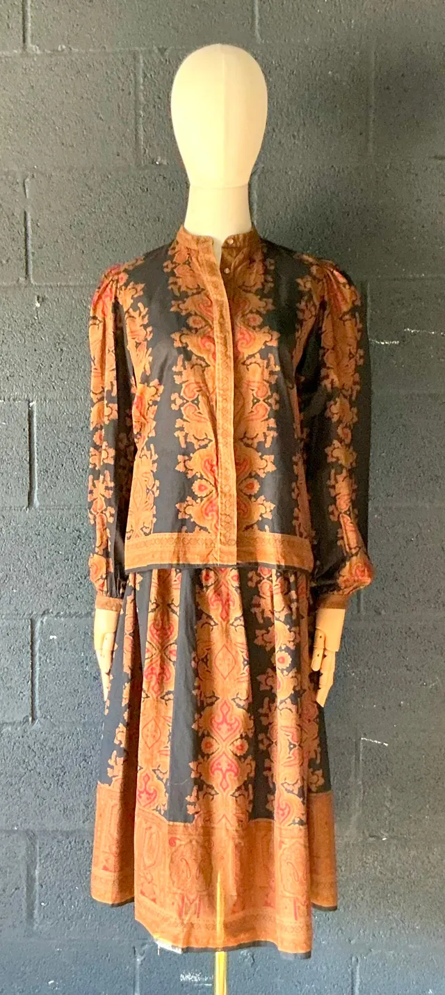 Vintage Gloria Sachs Blouse & Skirt Set — additional photo 4