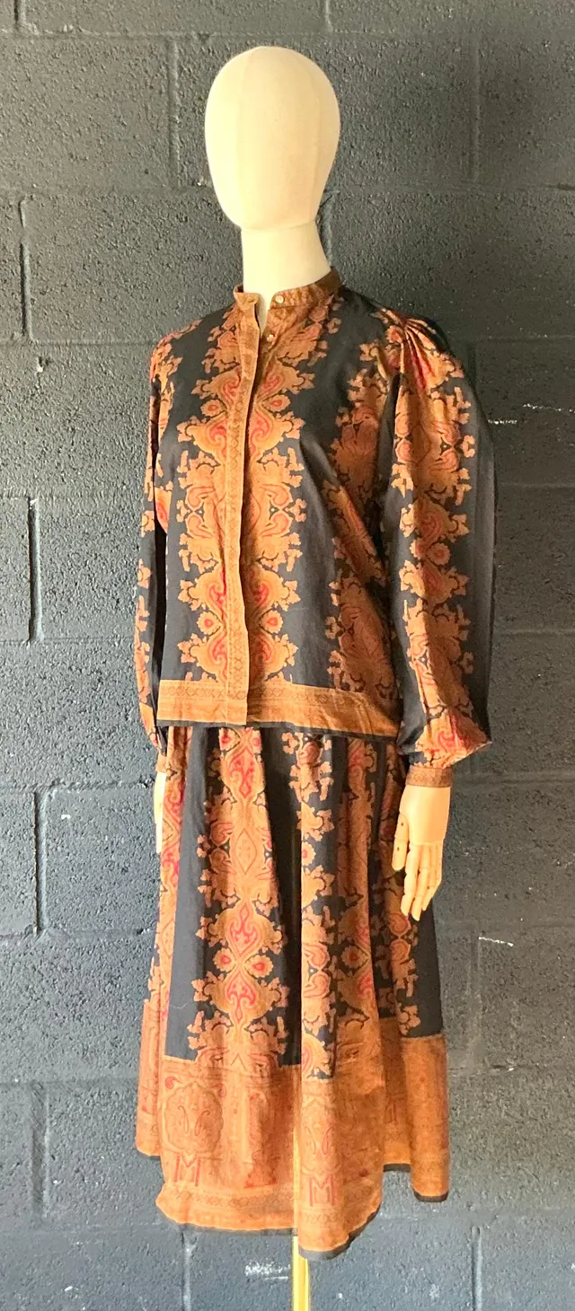 Vintage Gloria Sachs Blouse & Skirt Set — additional photo 5