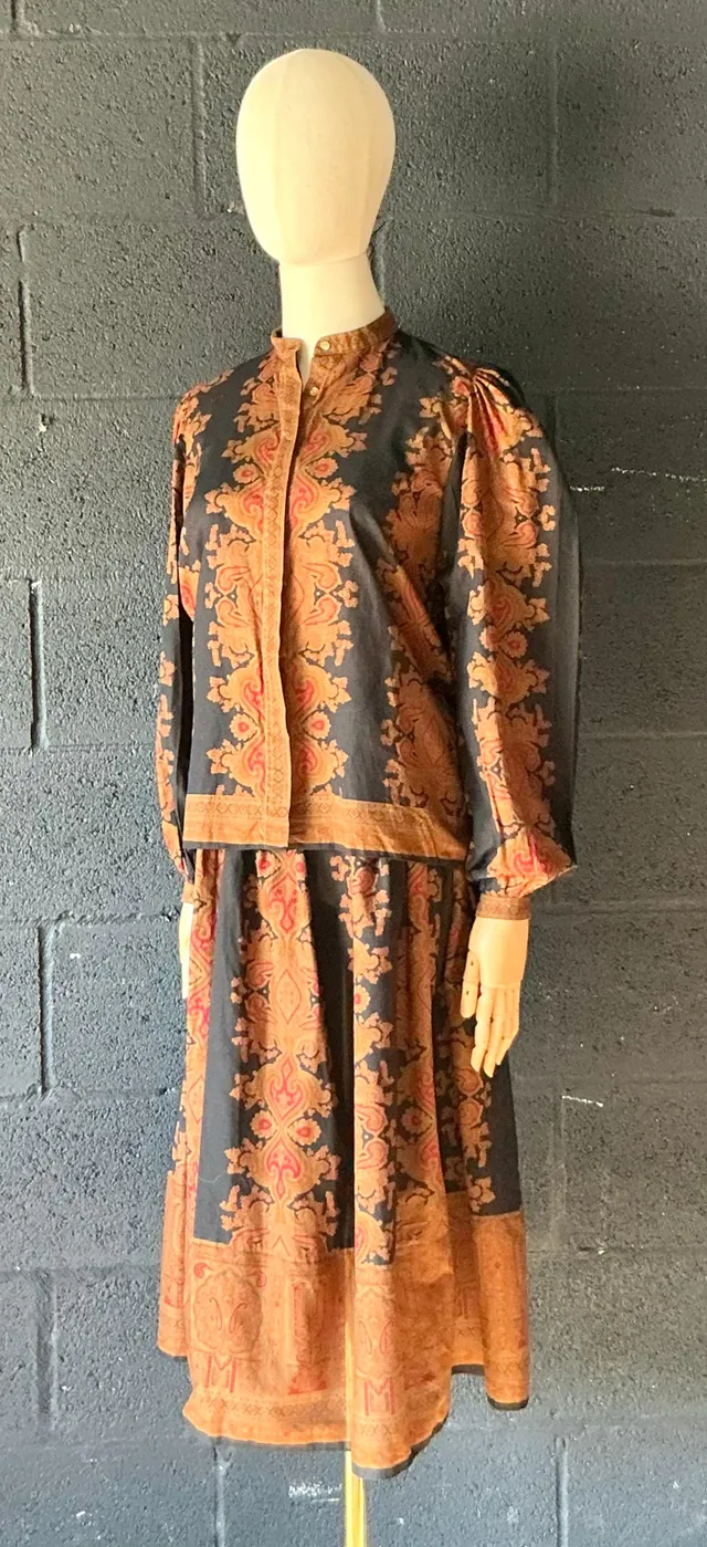 Vintage Gloria Sachs Blouse & Skirt Set — additional photo 6