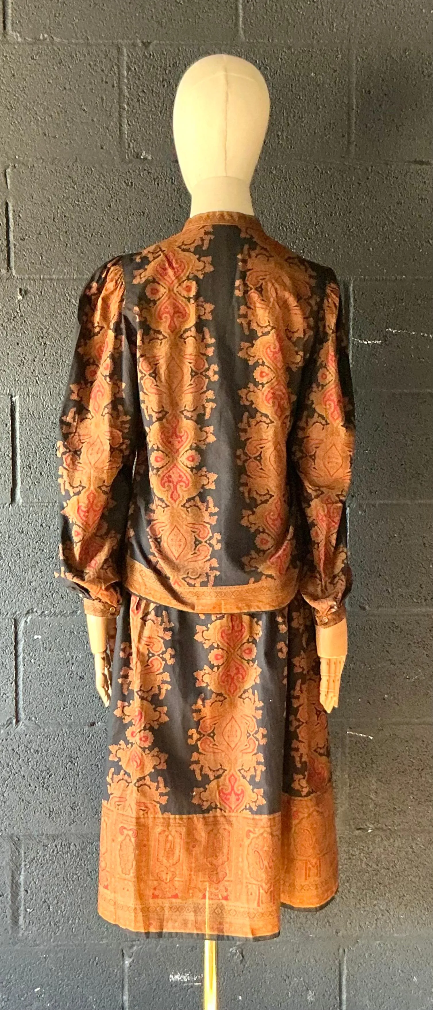 Vintage Gloria Sachs Blouse & Skirt Set — additional photo 7